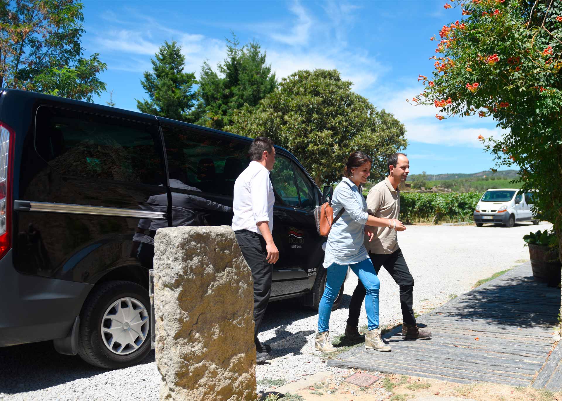 Mini Van Transfer, com passageiros